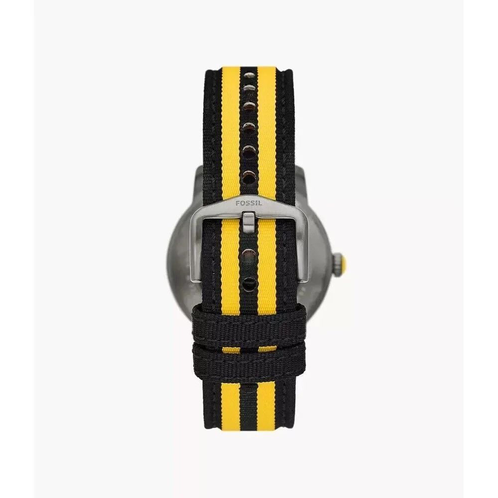 FOSSIL Harry Potter 3-Hand Hufflepuff Ltd Ed Nylon Watch Collectible #1436 NWT